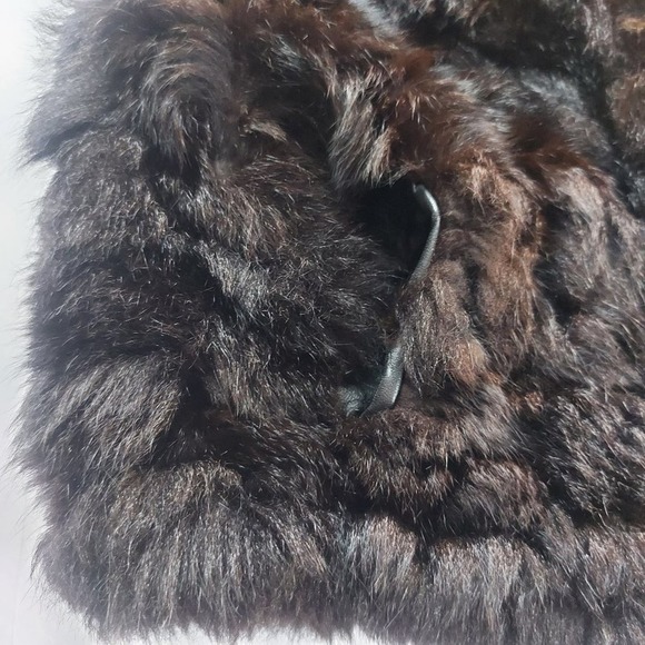Andrew Marc opossum fur vest - Picture 8 of 16